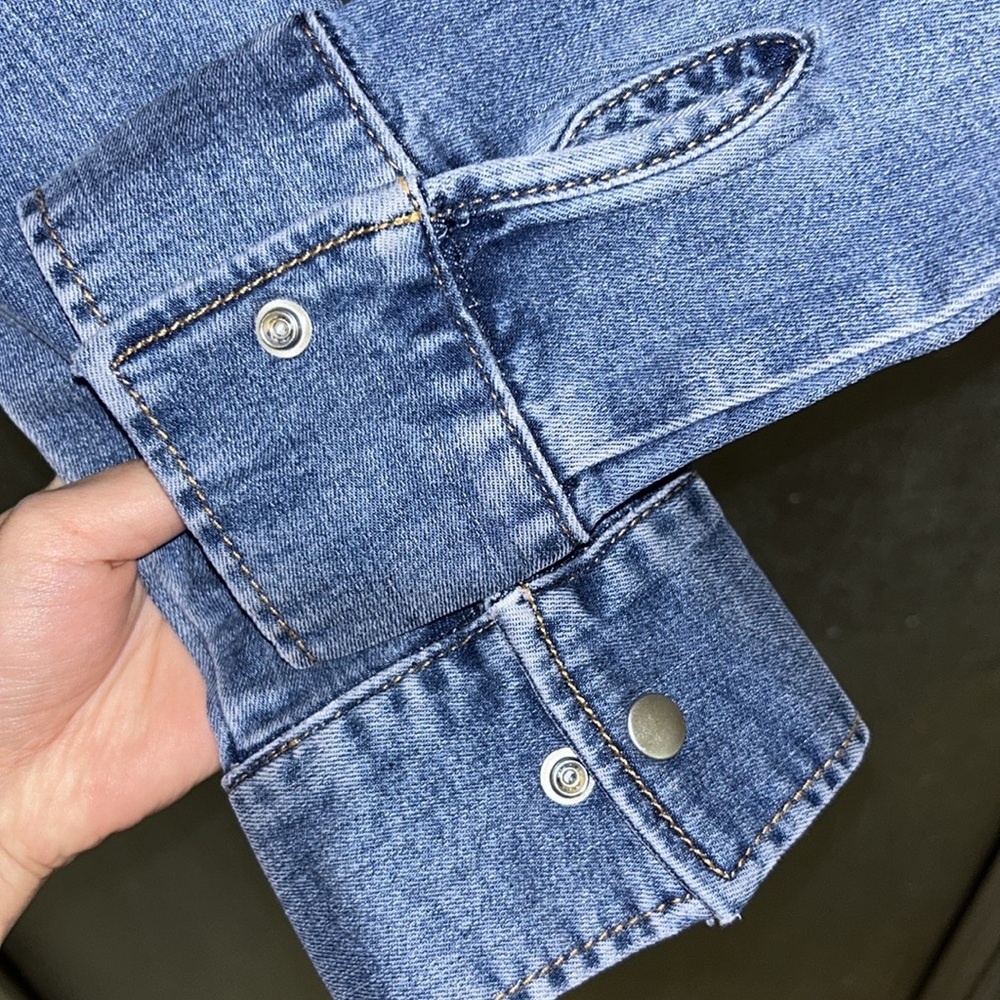 reformation Isa Denim Shirt - Picture 10 of 11